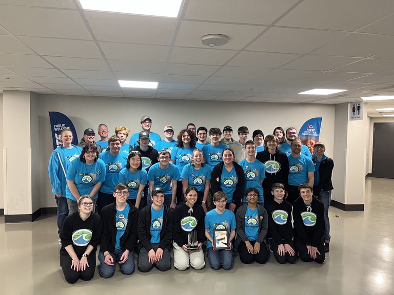 Team photo after we received the Quality Award